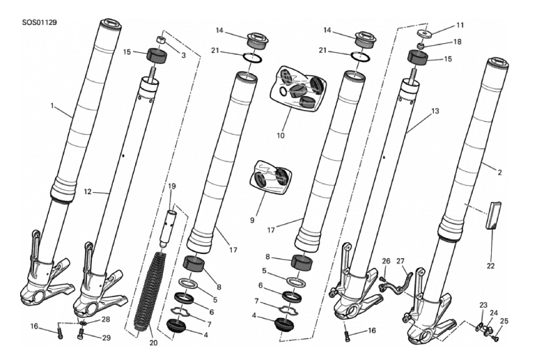 17B FRONT FORK (4/37)