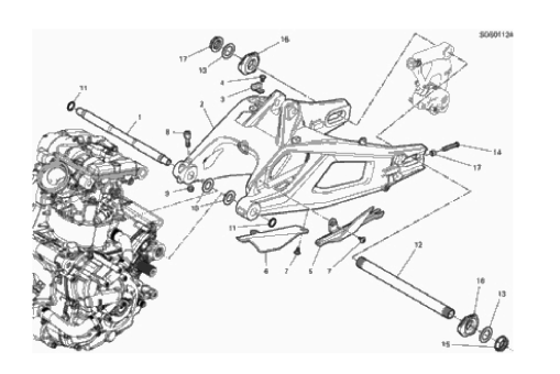 18A REAR SWINGING ARM (5/37)