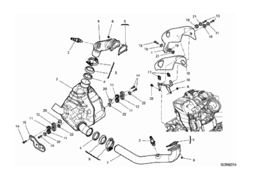 30A EXHAUST MANIFOLD (25/37)