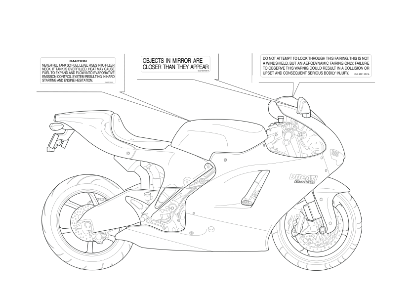 Data plate positions - (usa)