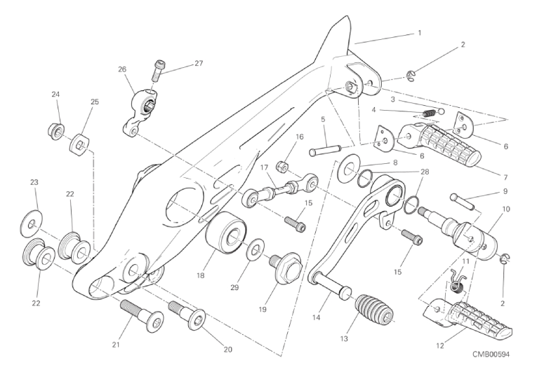 26A FOOTRESTS, LEFT (15/35)