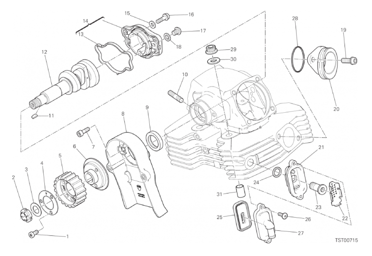 11A VERTICAL CYLINDER HEAD - TIMING (13/17)