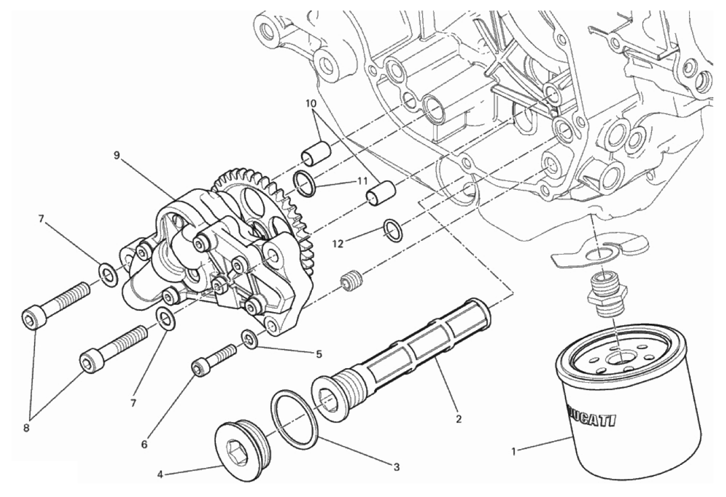 FILTERS AND OIL PUMP