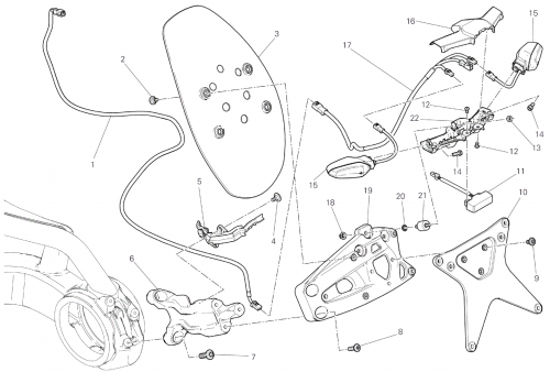 PLATE HOLDER (AUS,EUR,FRA,JAP)