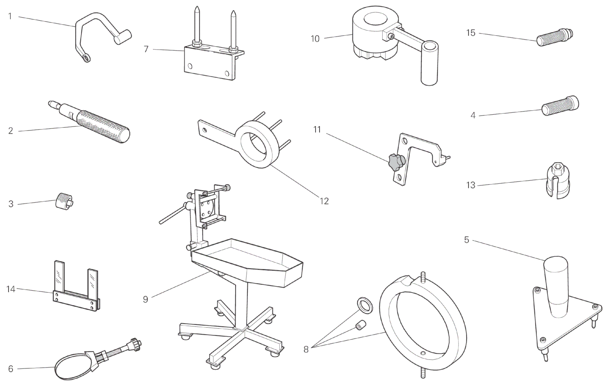 WORKSHOP SERVICE TOOLS, ENGINE