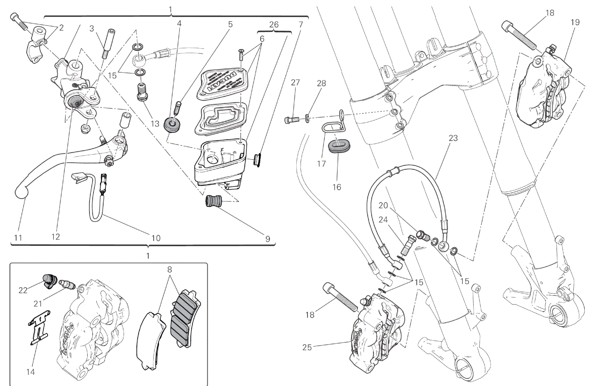 FRONT BRAKE SYSTEM