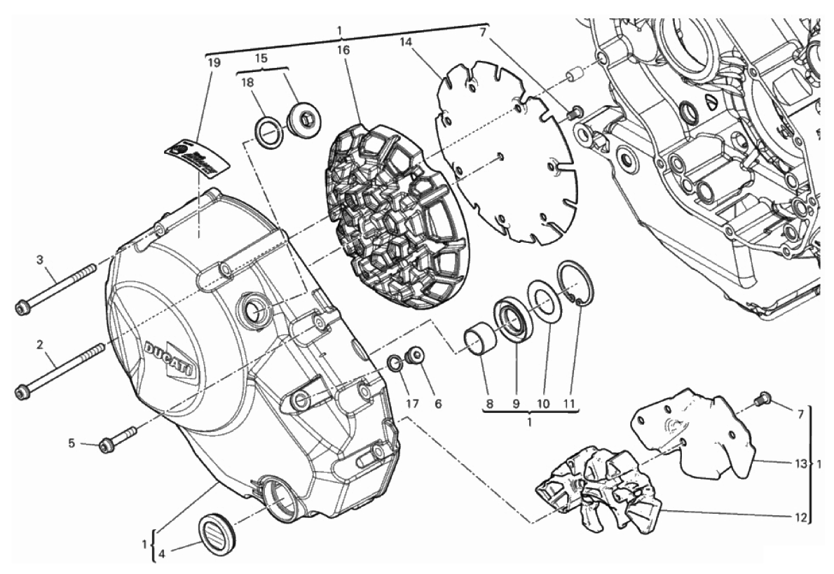 CLUTCH COVER (4/18)