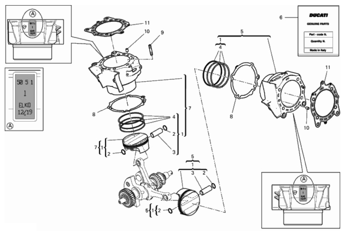 CYLINDERS - PISTONS (KOENIG) 