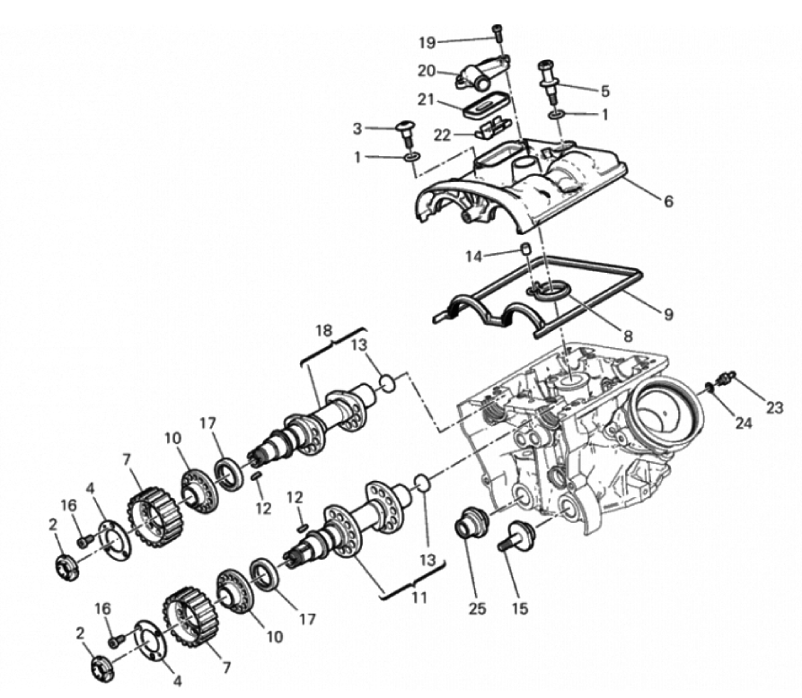 VERTICAL CYLINDER HEAD - TIMING 