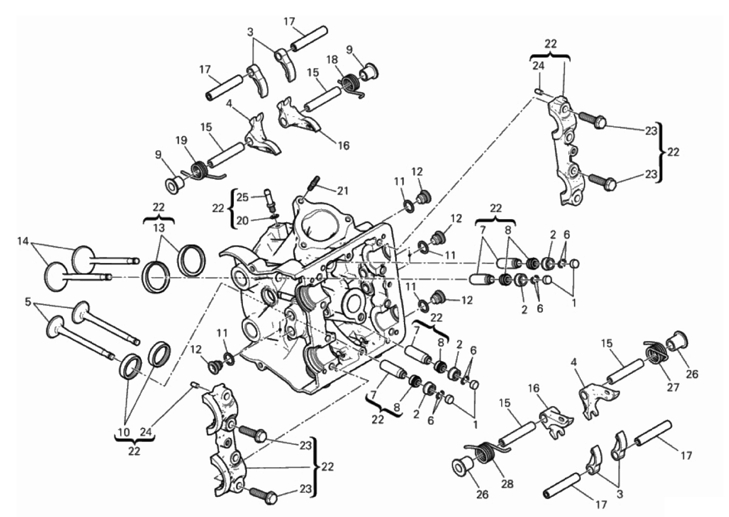 HORIZONTAL CYLINDER HEAD