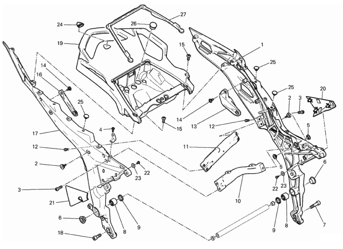 REAR FRAME COMP. 