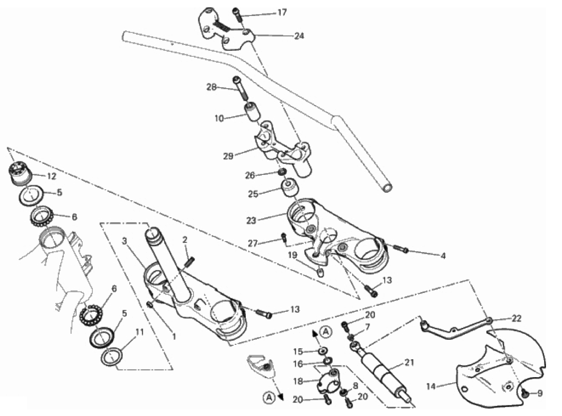 STEERING HEAD BASE ASSEMBLY 