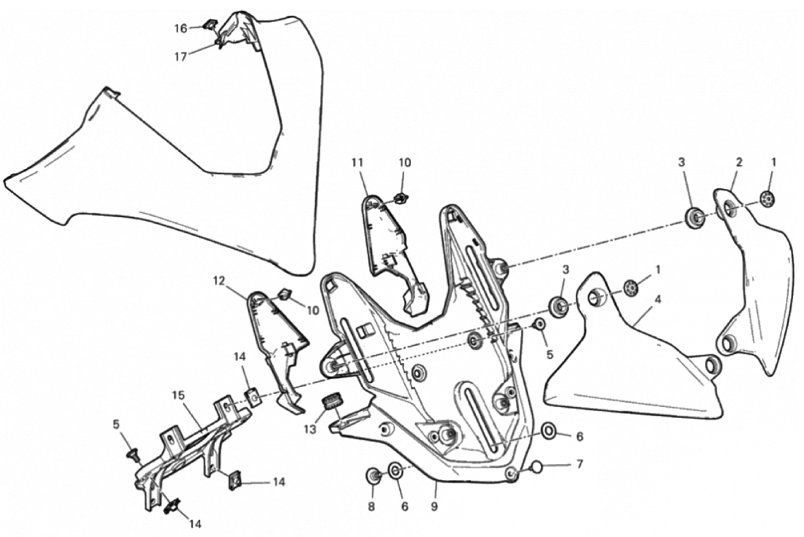 HEALDIGHT FAIRING SUPPORT 