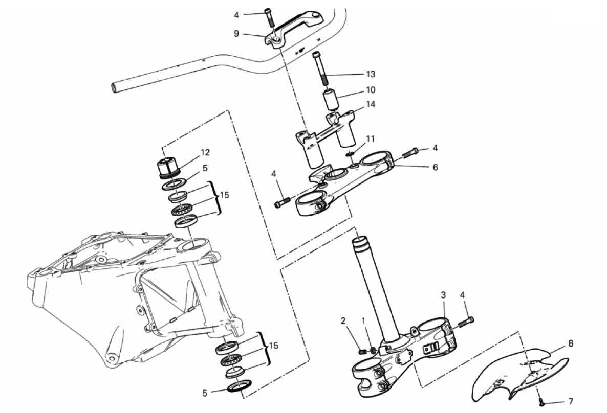 STEERING HEAD BASE ASSEMBLY 