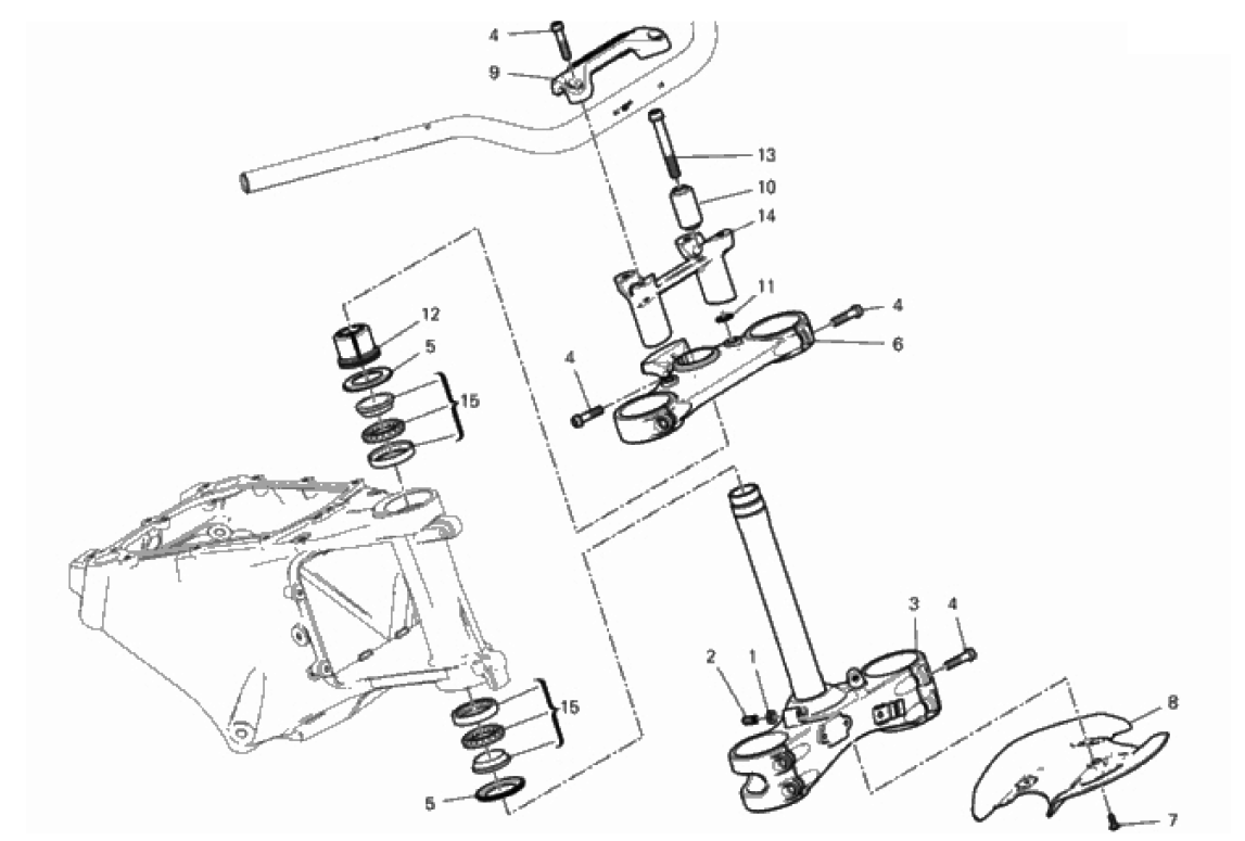 STEERING HEAD BASE ASSEMBLY 