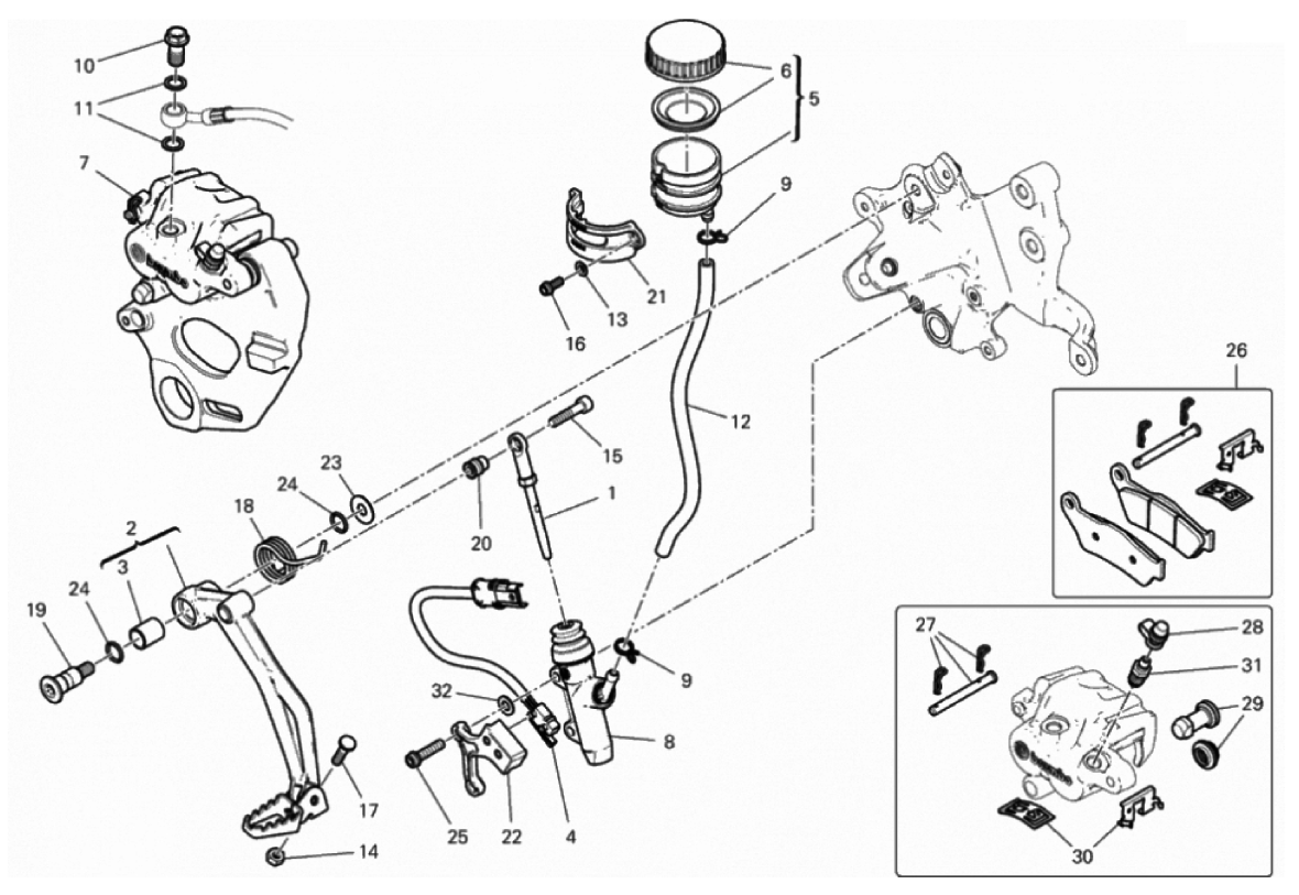 REAR BRAKE SYSTEM 