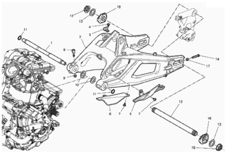 REAR SWINGING ARM 