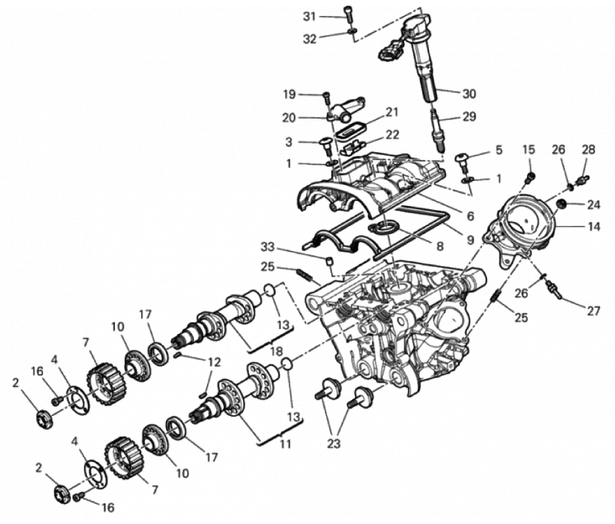 VERTICAL CYLINDER HEAD - TIMING 