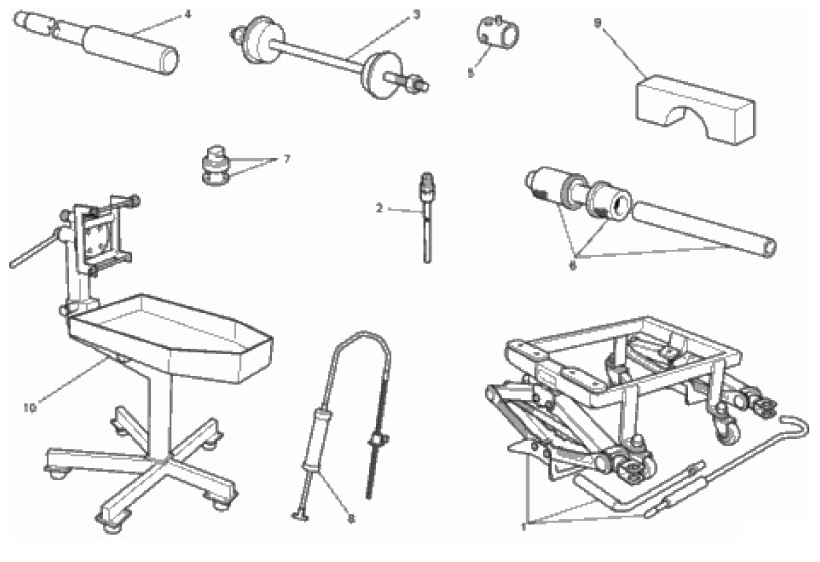 WORKSHOP SERVICE TOOLS (FRAME) 