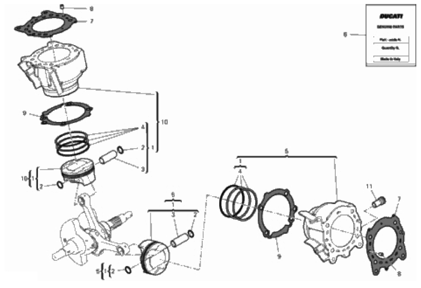 CYLINDERS - PISTONS 