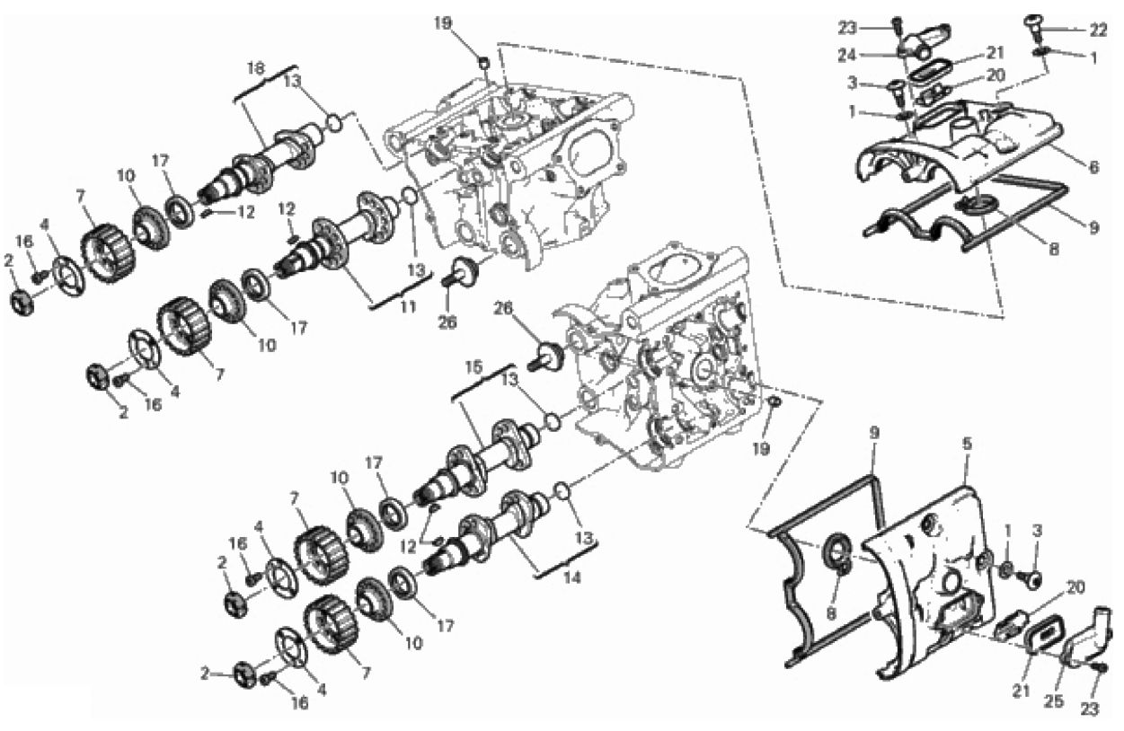 CYLINDER HEAD : TIMING SYSTEM