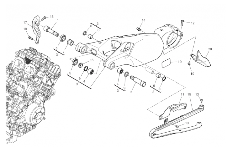 REAR SWINGING ARM 