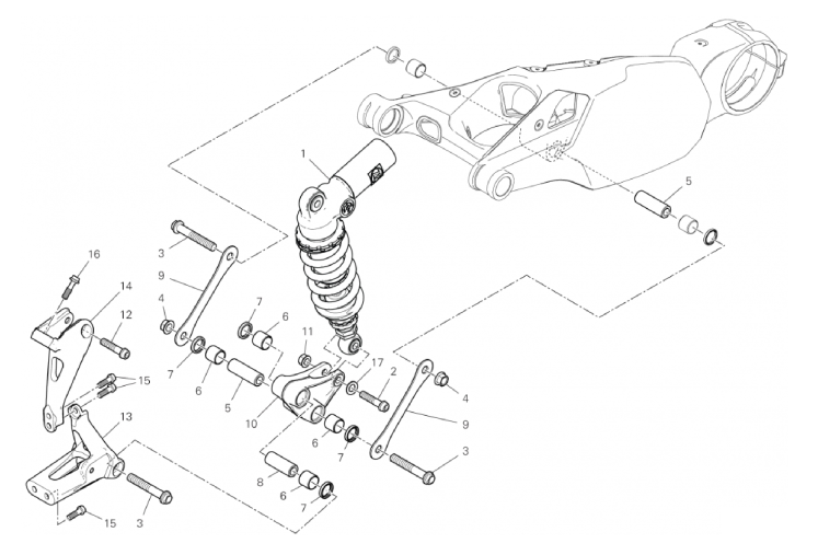 REAR SHOCK ABSORBER 