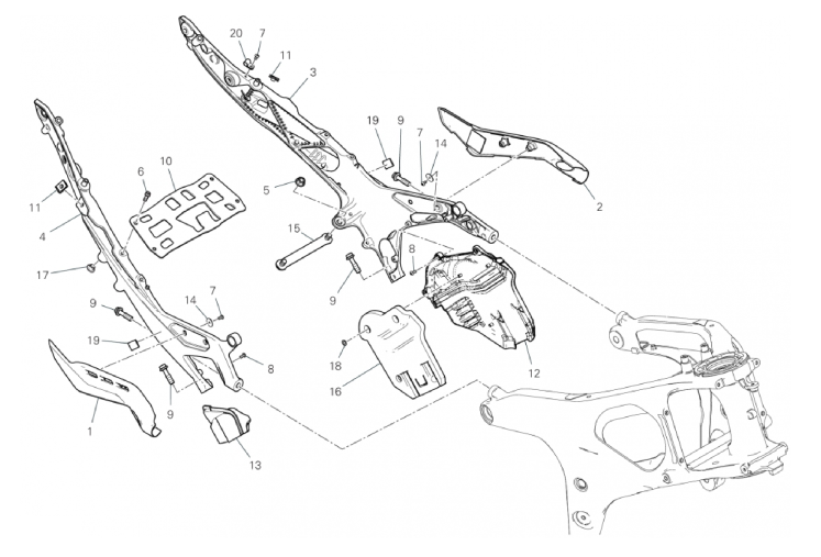 REAR FRAME COMP. 