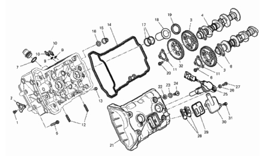 FRONT HEAD - TIMING SYSTEM 