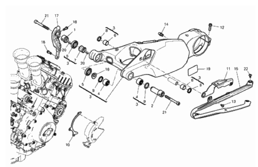 REAR SWINGING ARM 