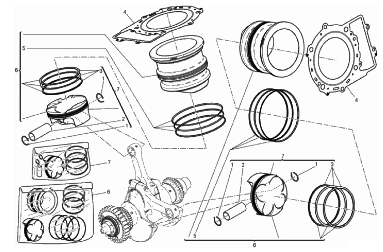 CYLINDERS - PISTONS 