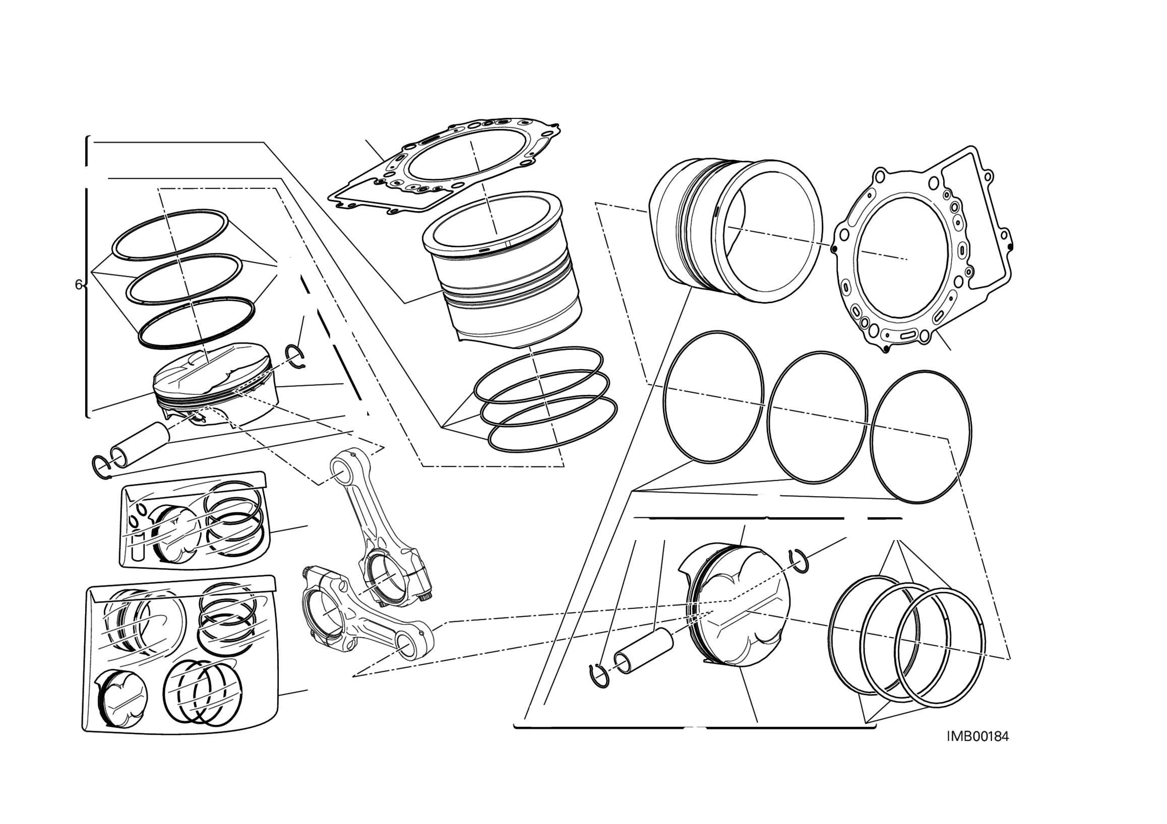 CYLINDERS - PISTONS 