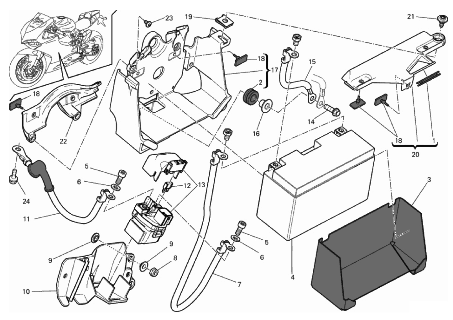 BATTERY HOLDER