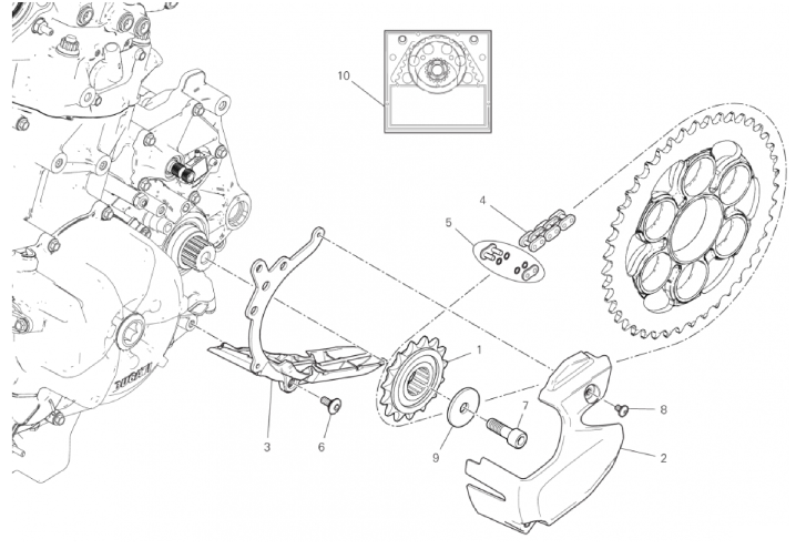 FRONT SPROCKET - CHAIN 