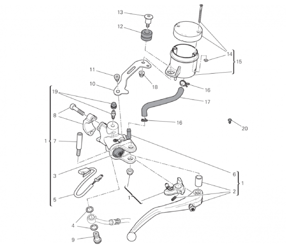 FRONT BRAKE PUMP 