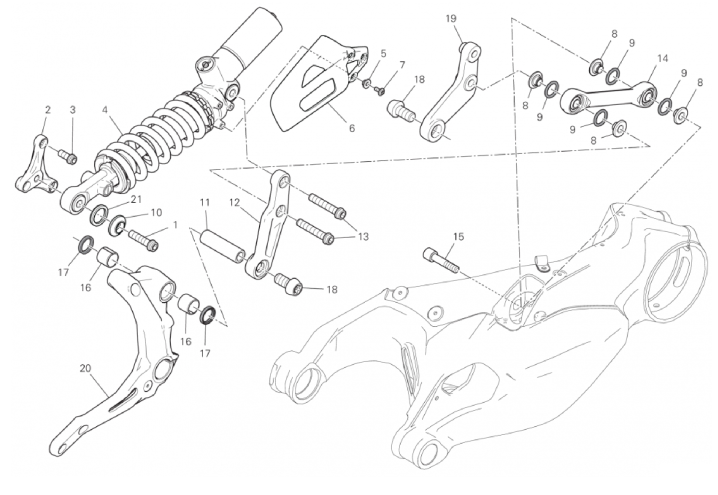 REAR SHOCK ABSORBER 