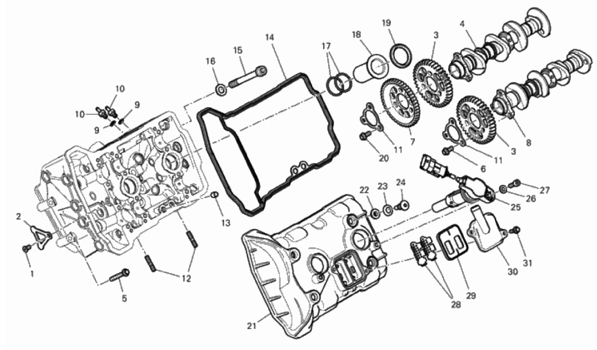 FRONT HEAD - TIMING SYSTEM 