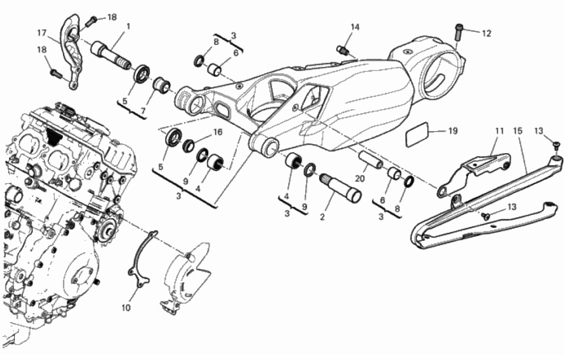 REAR SWINGING ARM 