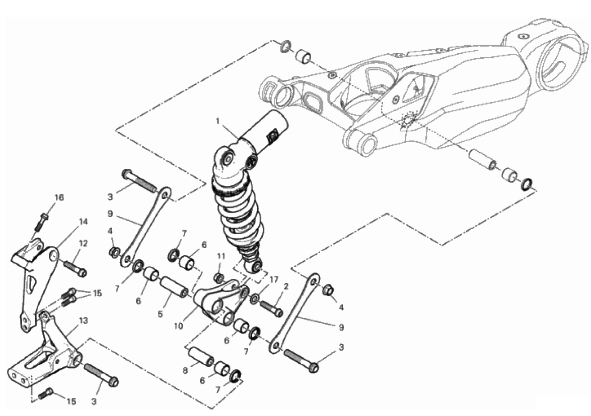 REAR SHOCK ABSORBER 