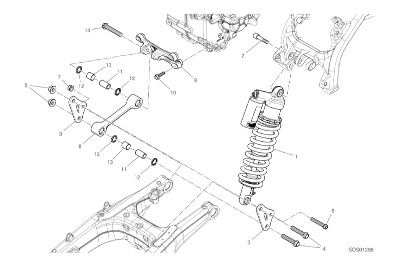 22A REAR SHOCK ABSORBER (13/34)