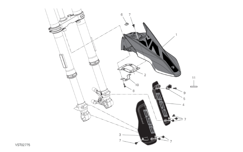 23A FRONT MUDGUARD (1/7)