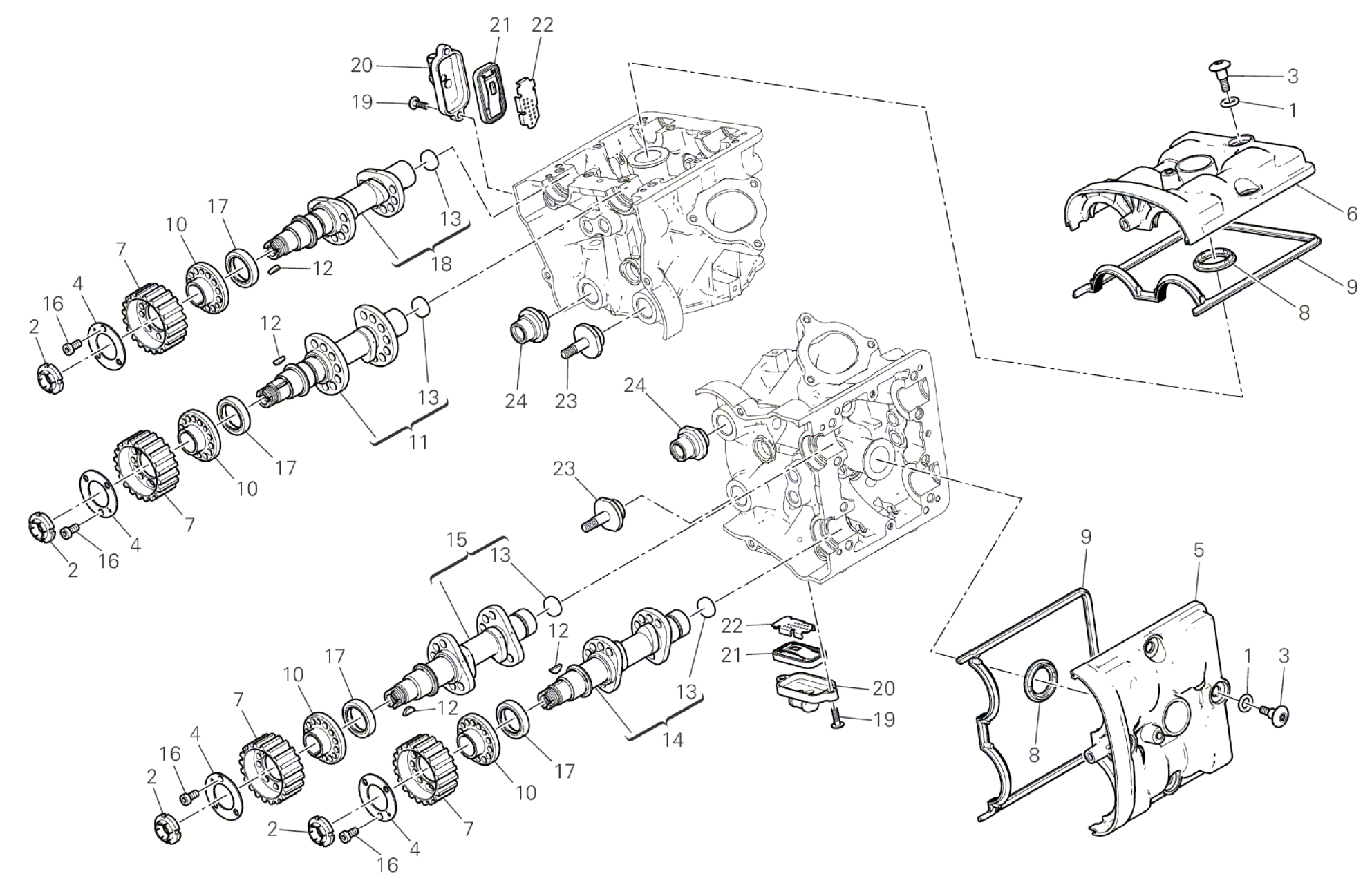 CYLINDER HEAD : TIMING SYSTEM