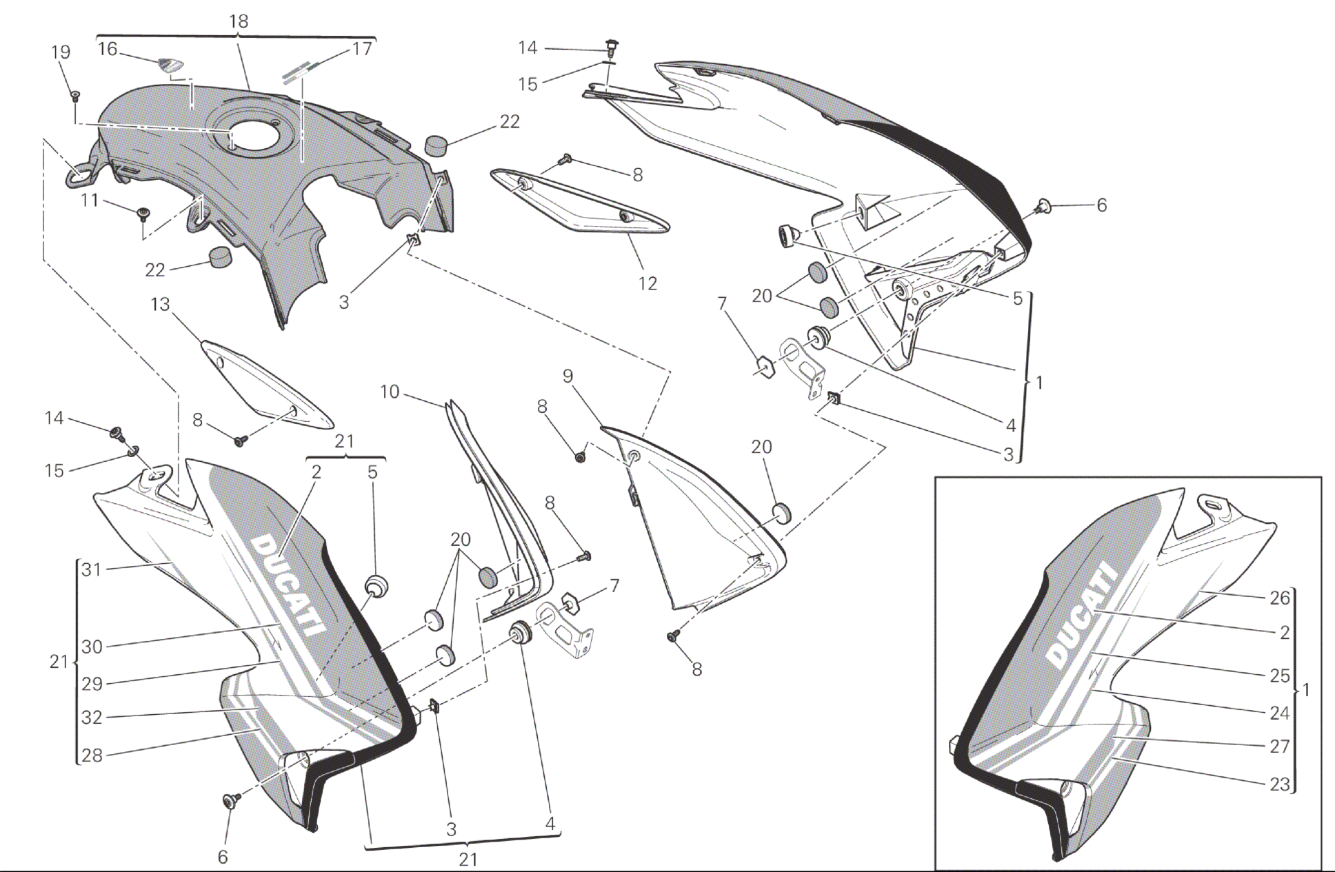 FAIRING (AUS,EUR,FRA,JAP,ROK)