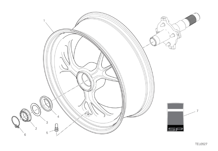 28A REAR WHEEL (23/43)
