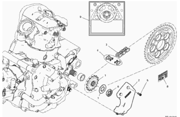 FRONT SPROCKET - CHAIN 