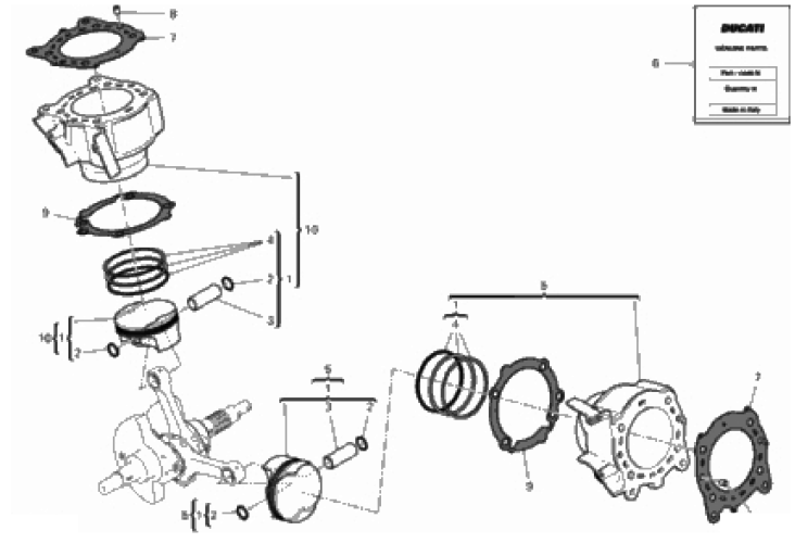 CYLINDERS - PISTONS 