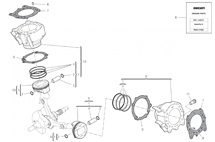 CYLINDERS - PISTONS 