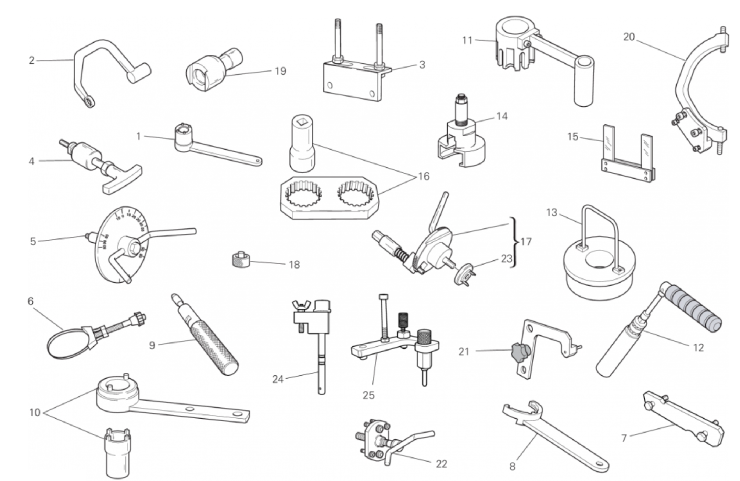 WORKSHOP SERVICE TOOLS (ENGINE) 