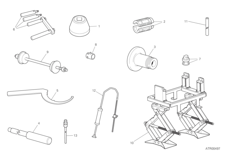 01A WORKSHOP SERVICE TOOLS (FRAME) (2/3)