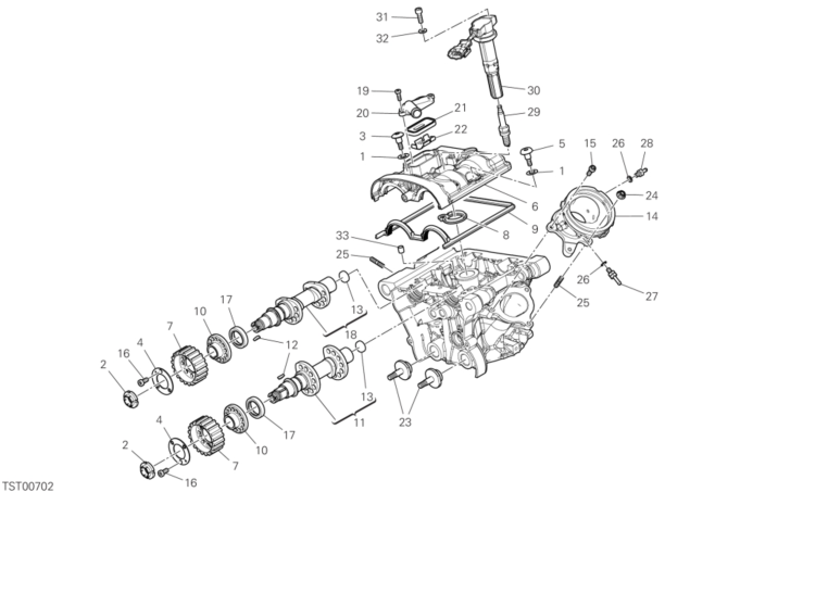 11A VERTICAL CYLINDER HEAD - TIMING (14/17)